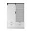Armoire-penderie autoportante en bois avec 4 tiroirs-209751133