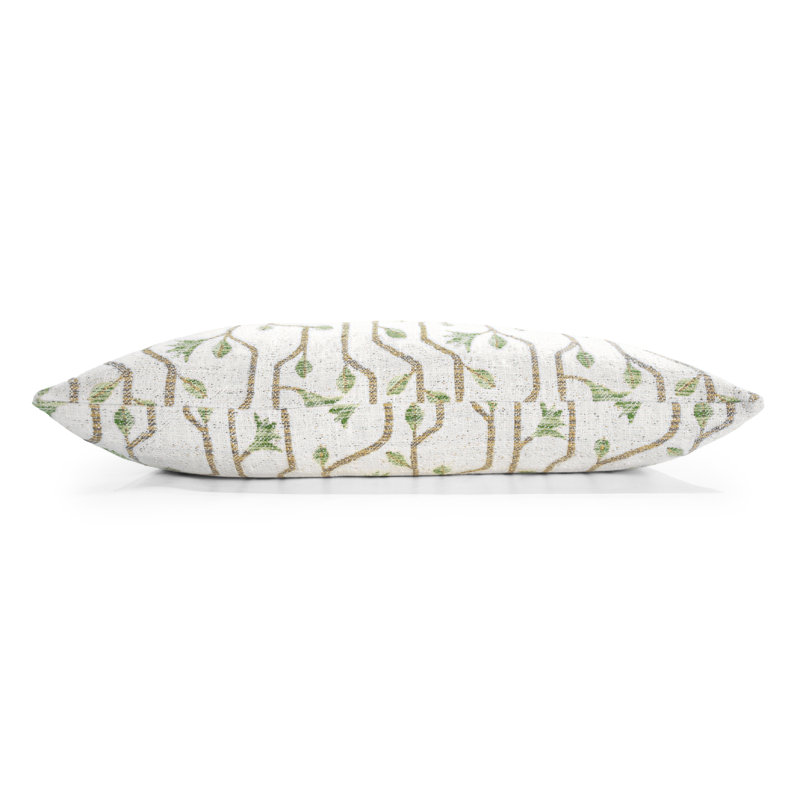 Craftsman Lumbar Indoor/Outdoor Pillow Cover & Insert, 22" H x 22" W, Avocado