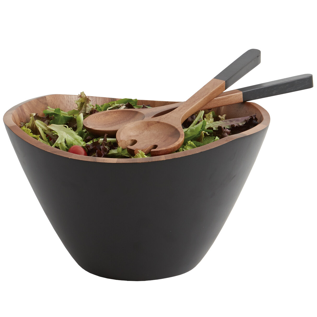 Lipper International Bamboo Individual 7 Salad Bowl