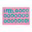 I Feel Good Slogan Rectangle Bath Mat