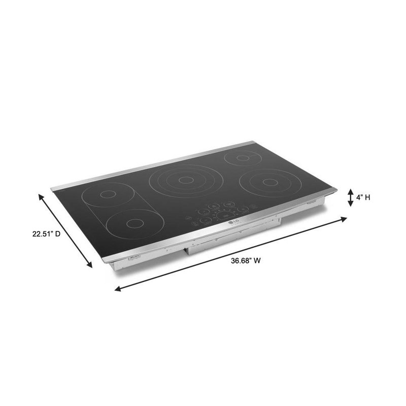 36" Electric Cooktop with 5 Elements