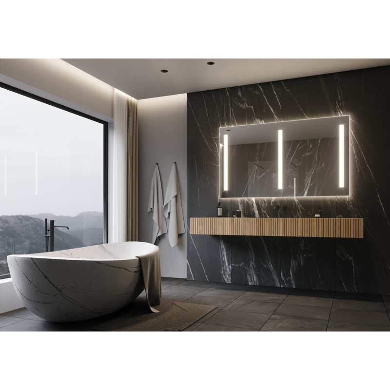 Miroir de salle de bain/meuble-lavabo Lency