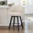 Elyan Swivel Upholstered Counter Stool with Metal Frame-94400231