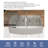 36 - Inch Double Bowl 50/50 Apron Front Kitchen Sink 16 Gauge T304 Stainless Steel, 9 Deep Basins, X Shaped Drainage With Simple Clean, Coating To Condensation, Includes Drying Rack And Installation