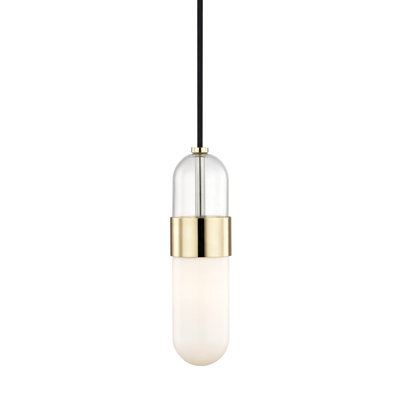 Luminaire suspendu cylindrique à 1 lumière Emilia