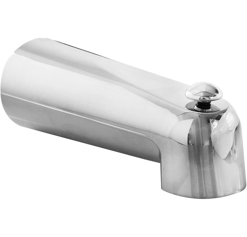ATAYAL Slip On Universal Bathroom Tub Spout With Diverter, Durable Heavy Duty Metal Bathtub Faucet With Shower Diverter - 7 Inches 1/2" Copper Pipe