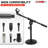 5 Core Desk Microphone Stand Round Base Adjustable Height Extendable Boom Arm MSSB