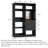 Freestanding Closet System with Drawers and Mirror-307756265