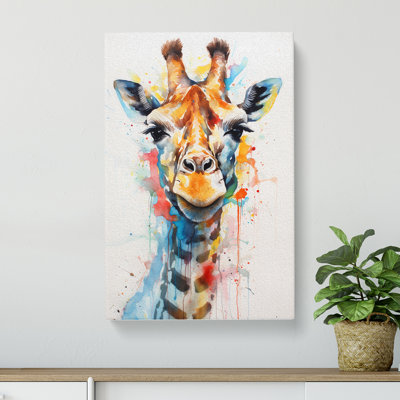 Giraffe Gestural No.2 - No Frame Print