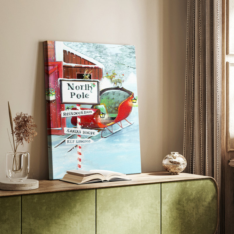 The North Pole - Galerie Cavas sur mesure, H 12 po x l 8 po