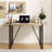 Industrial Rectangular MDF Dining Table For 4-6 People(Only Table)-1394105899