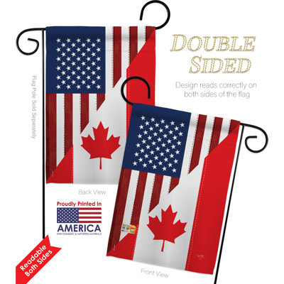Double Sided 18.5'' H x 13'' W Polyester Flag Set