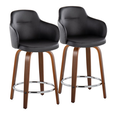 Boyne Swivel Upholstered Counter Stool