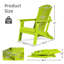 Chaise Adirondack pliante Anbut HDPE-360699125