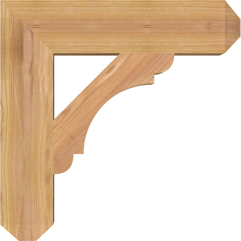 Support pour artisan olympique, Cèdre rouge de l'Ouest (lisse), H 16 po x l 3,5 po x P 16 po