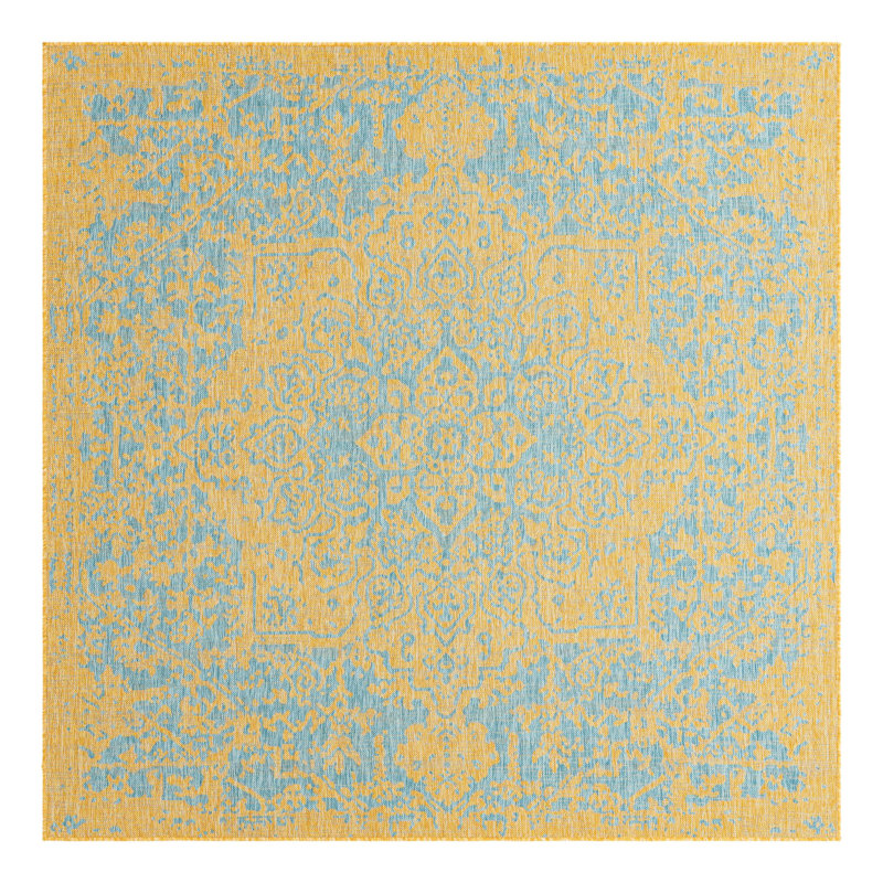 Jill Zarin Dubai Indoor/Outdoor Rug, Square 7'10"