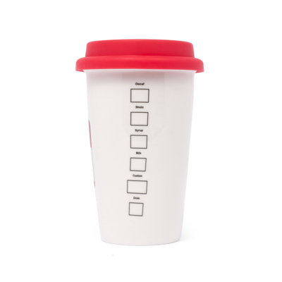 Thumbs Up Ceramic Travel Mug