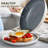 Chef Power Utility Gold 10 - Piece Ceramic Non-Stick Cookware Set Cream