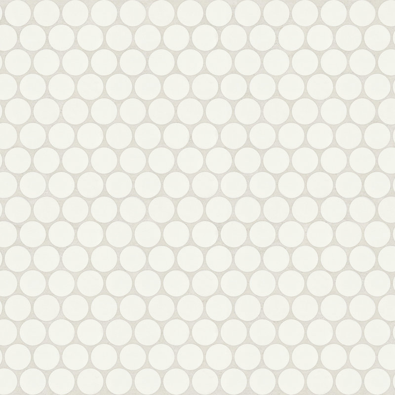 Marin 0.75 in. x 0.75 in. Glazed Porcelain Tile, Pearl White