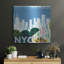 Art mural en métal Winston Porter «New York City Life Nyc» par Michael Mullan-1511298509