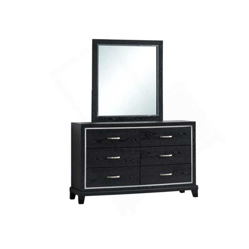 Commode 6 tiroirs Livingston G02850-D (sans miroir)