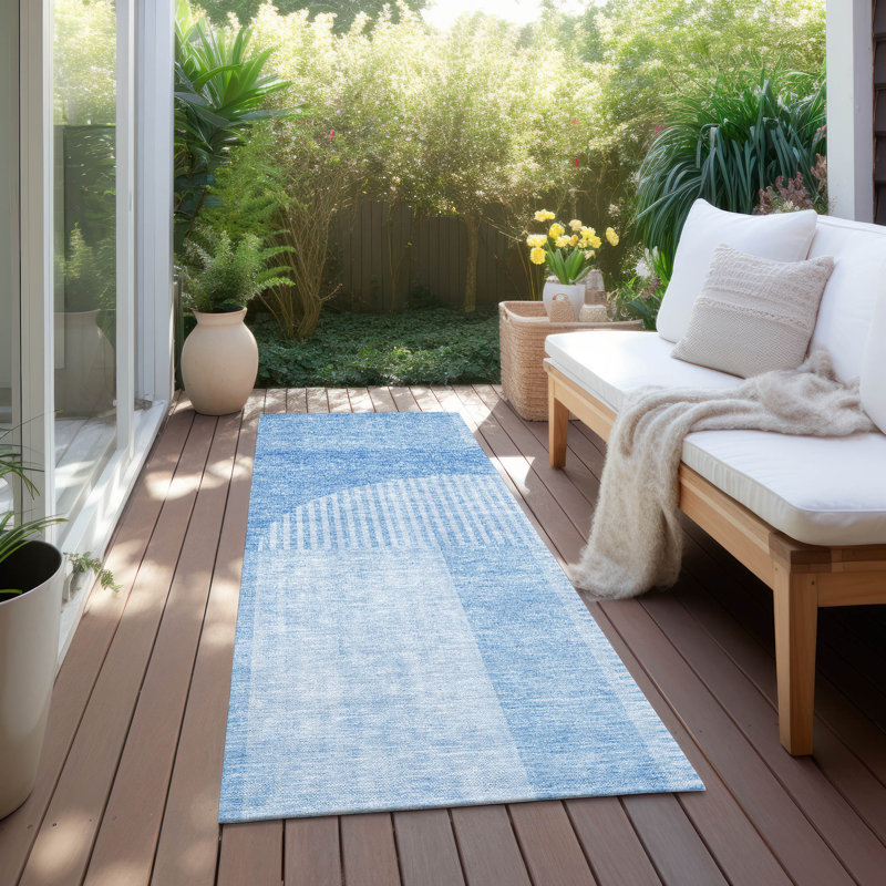 Tapis intérieur / extérieur Naadiya, Tapis de couloir 2 pi 3 po x 7 pi 6 po