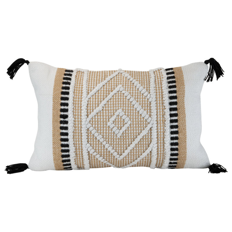 Tassels Outdoor Throw Pillow