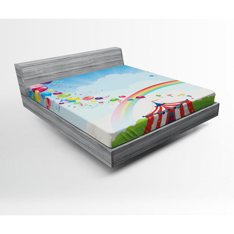 Circus Microfiber Fitted Sheet, Full Fitted Sheet