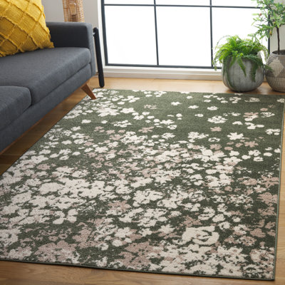Tapis floral Yudiel Performance