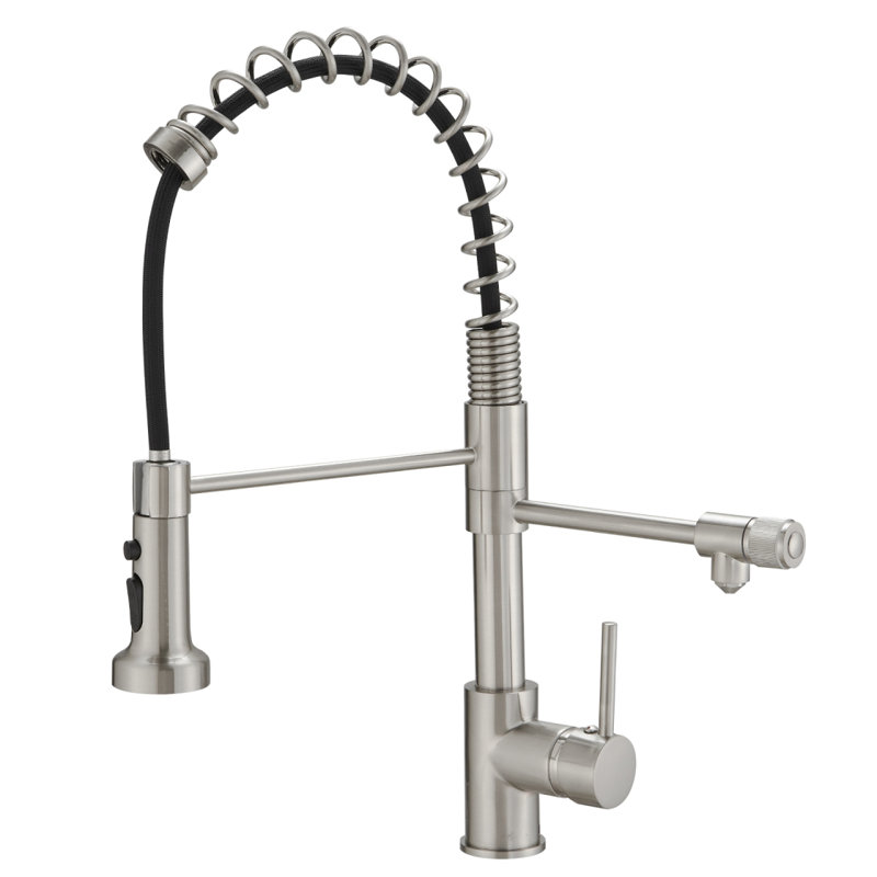 Robinet de cuisine Purifier, Nickel brossé