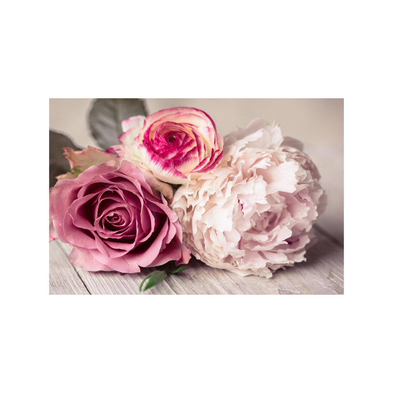 Bouquet by Symposium - Print on Canvas, 101.6 cm H x 66.04 cm W x 1.91 cm D, No Frame