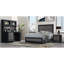 Lit double gris et noir-509313685