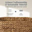 Wicker Bathroom Accessory Set Bathroom Tray Tumbler