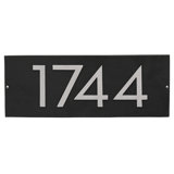 Floating 1-Line Wall Address Plaque