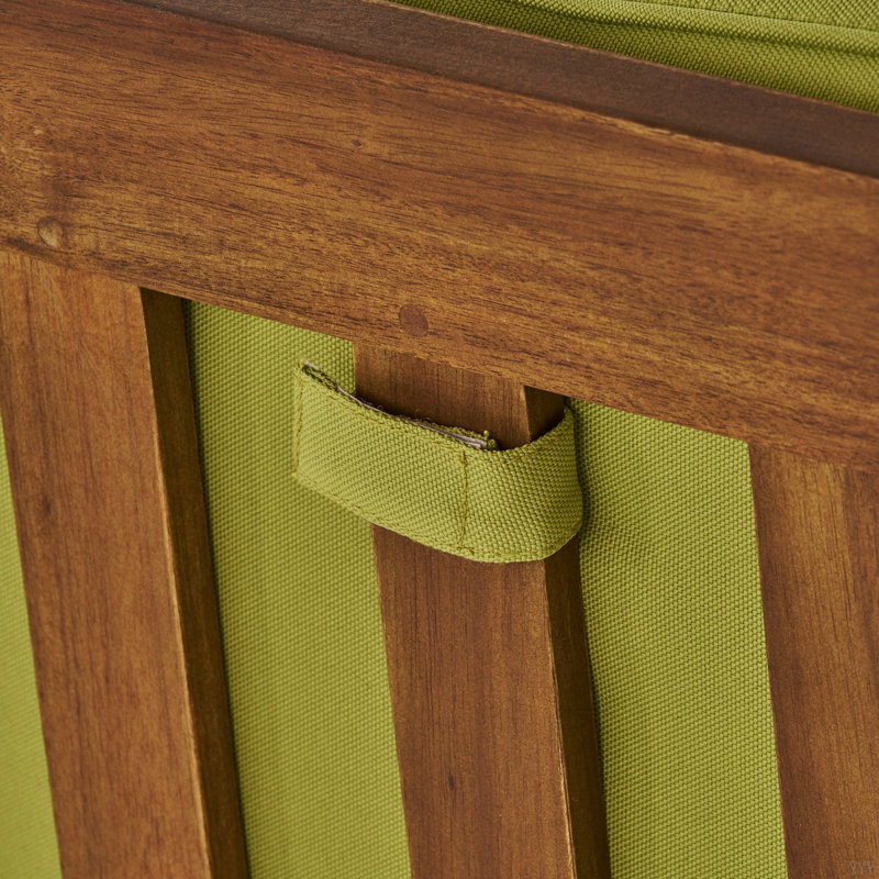 PERLA CORNER CHAIR, Wood, Green