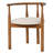 Elowen Mid-Century Modern Solid Wood Upholstered Dining Chairs