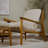 Mid Century Solid Wood Lounge Chair-128922965-120825001