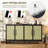 4 Doors Side Cabinet With Shelves