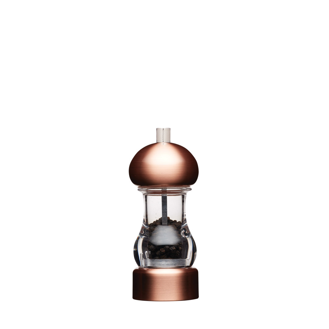 MasterClass 14.5cm Copper Effect Filled Capstan Pepper Mill