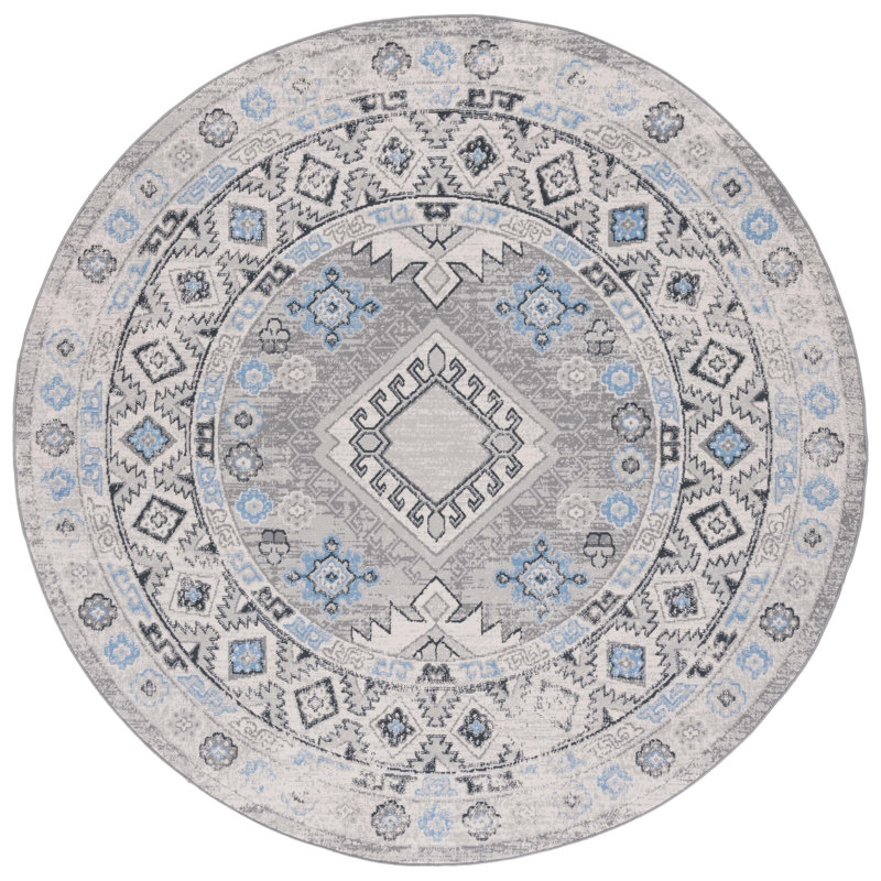 Odyssey Performance Oriental Rug, Round 6'7"