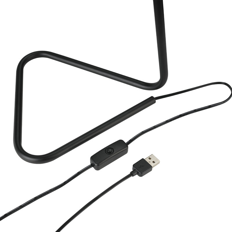 Lampe de bureau noire 20,75 po Arden