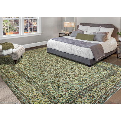 Illimar One-of-a-Kind 9'5" X 13' 2022 Wool Area Rug Ivory