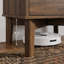  Table de chevet moderne Mid-Century avec tablette ouverte et station de charge-550995512