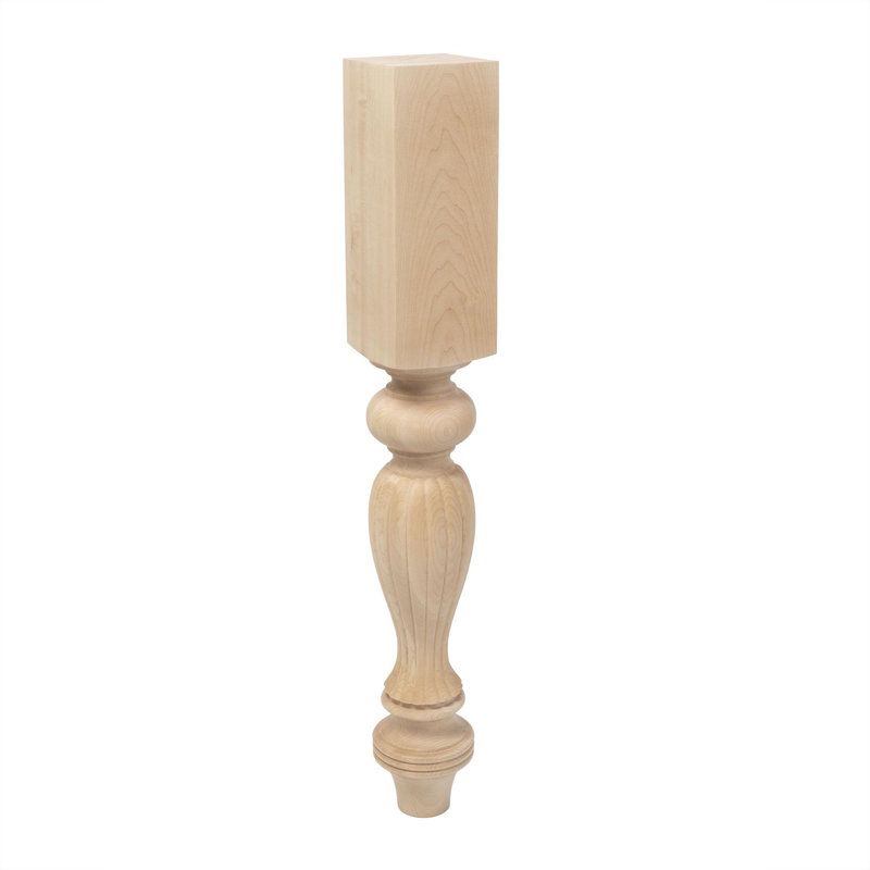 Pied d'îlot de cuisine français non fini, Érable, 1 Pack