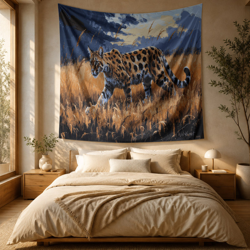 Tapisserie murale faune sauvage, 51 po x 60 po
