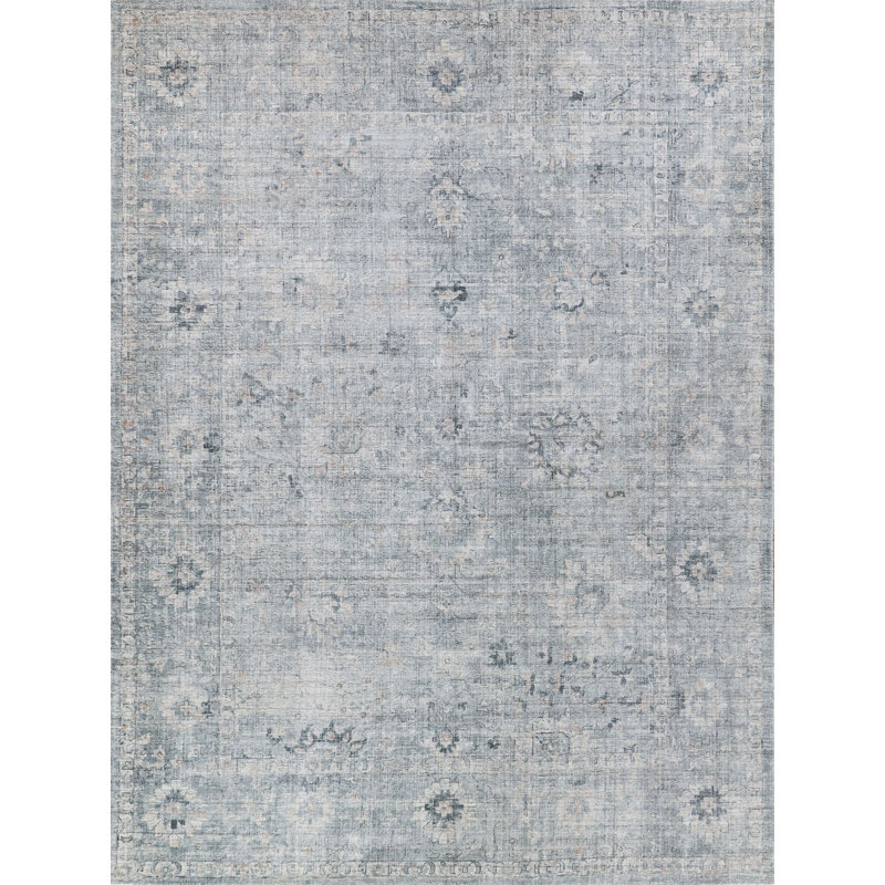 Cambridge Oriental Area Rug in Blue, Rectangle 10' x 14'