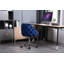 Chaise de travail en velours Julie-71006157