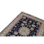 Hand-Knotted High-Quality Navy and Ivory Area Rug
