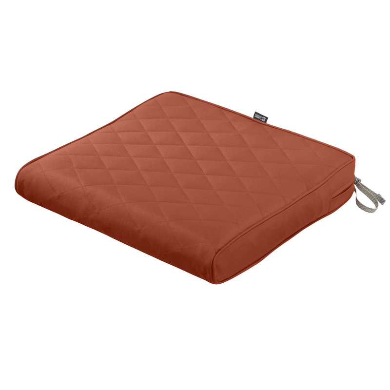 Coussin de patio matelassé Ayvion, Épice, H 5 po x l 25 po x P 27 po