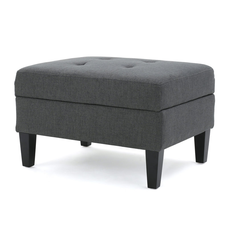 OTTOMAN DE RANGEMENT, Gris foncé